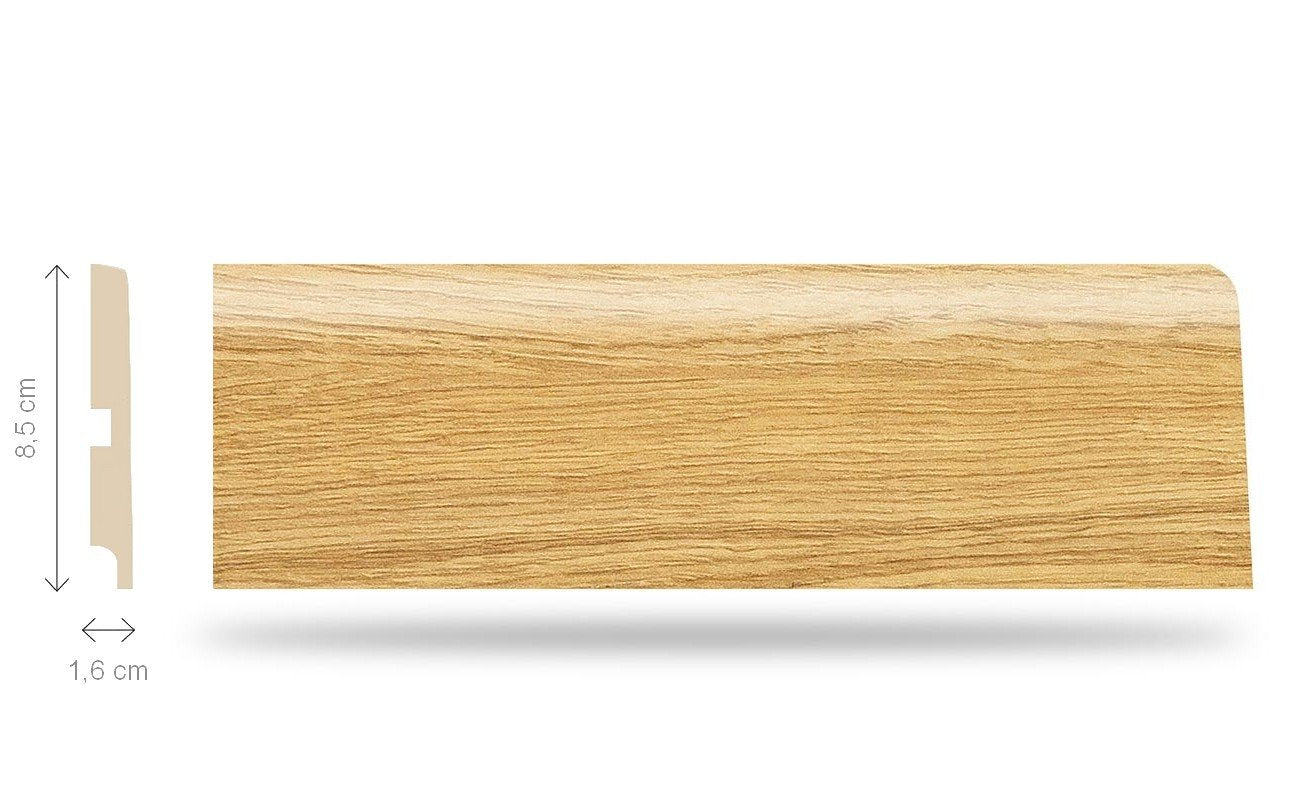 Soklová lišta Swiss Krono P85 - Dub Hollywood D4581