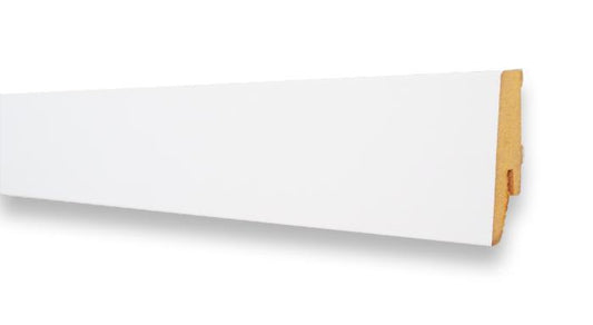 Podlahová lišta soklová Krono Original LK58 - biela 9002 (2,4 m)