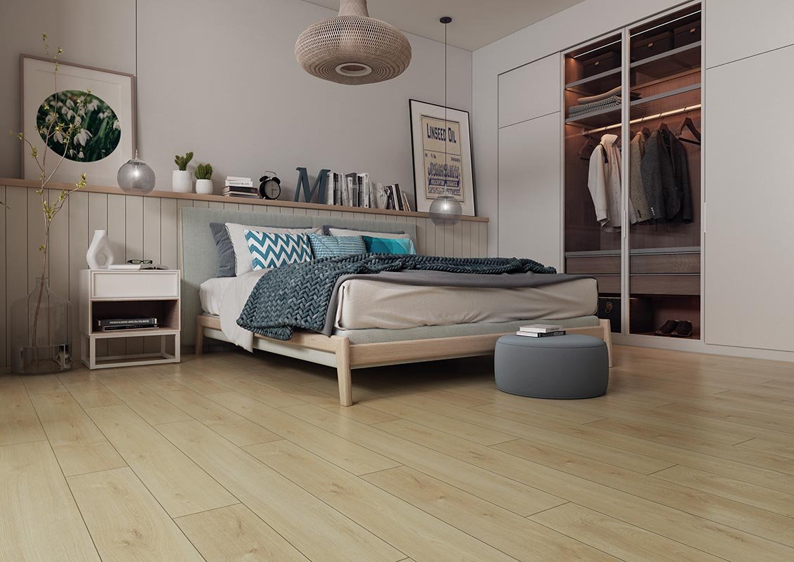 Laminátová podlaha Swiss Krono Dolce AQUA ZERO - Dub Honey D40144