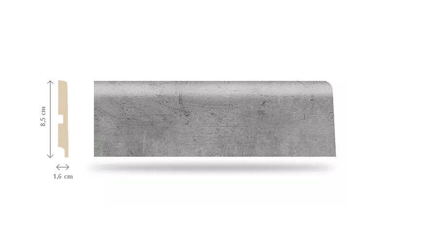 Soklová lišta Swiss Krono P85 - Betón Milenium D1038