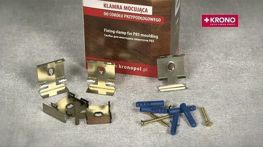 Montážne klipy pre soklovú lištu Swiss Krono - 50 ks