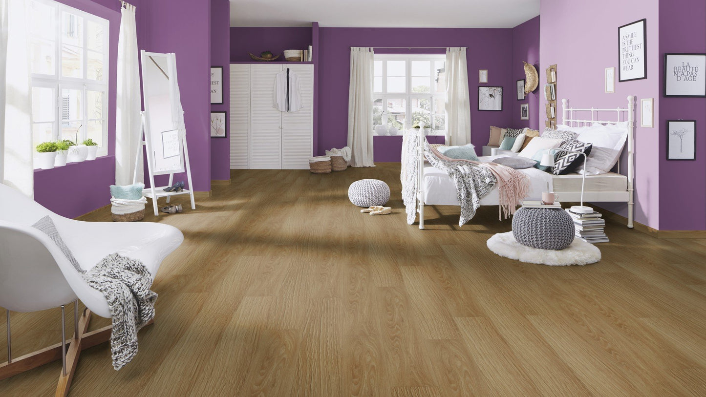 Laminátová podlaha Krono Original 2024 Atlantic 8 - Dub Caramel Pistachio K627
